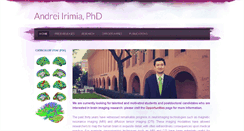 Desktop Screenshot of andrei-irimia.com